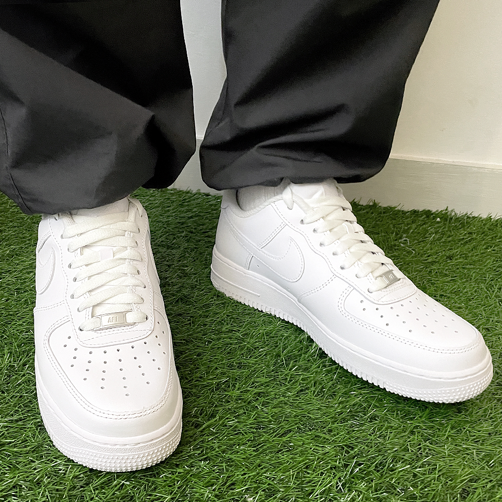 나이키 에어 포스 1 07 로우 화이트 올백 맨즈