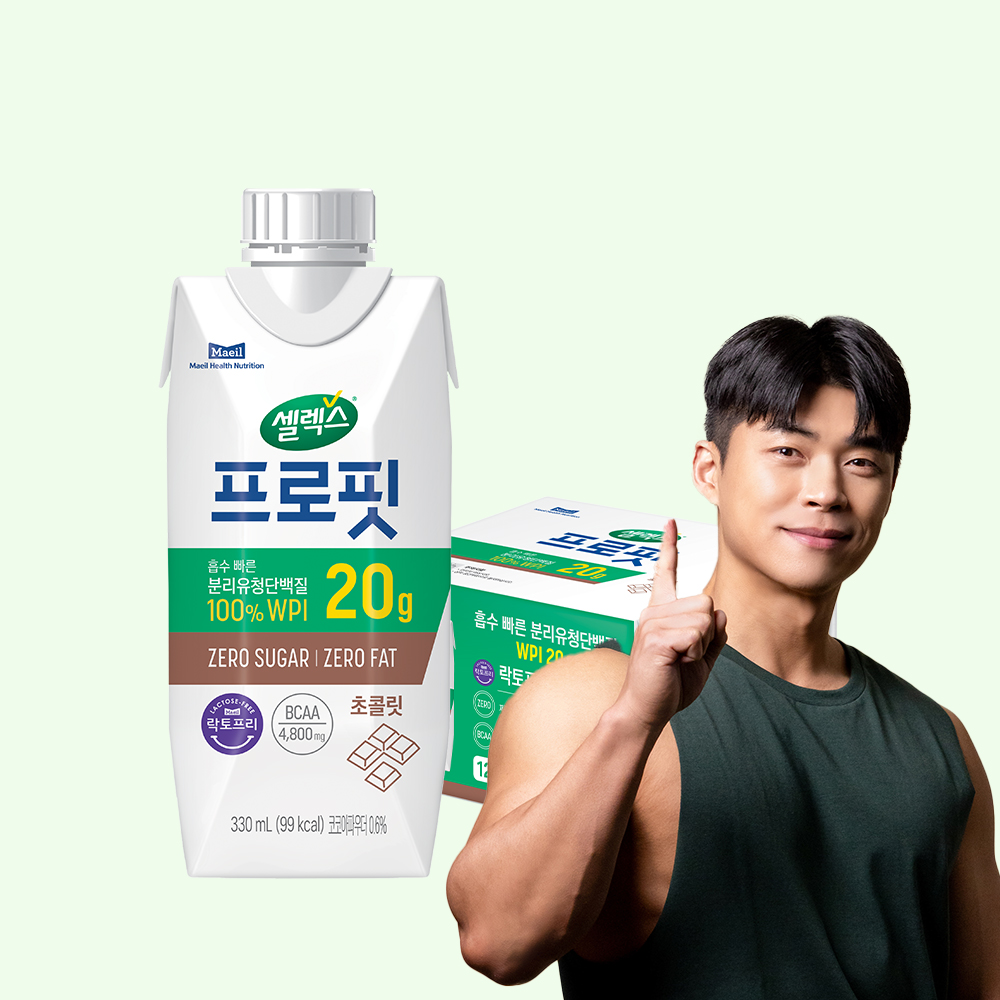 [N포인트 10% 적립] 셀렉스 프로핏 WPI 드링크 골라담기 2박스 (총 24입)