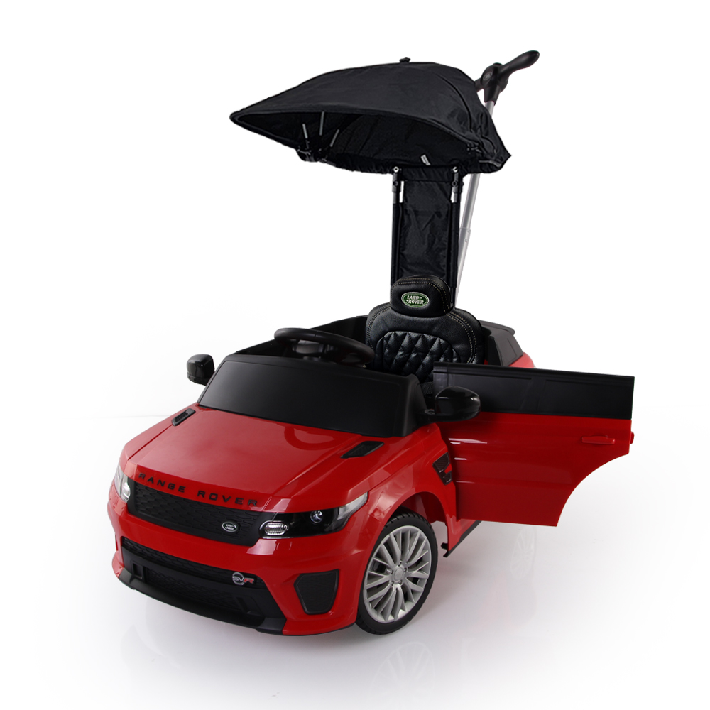 아이들이 좋아하는 레인지로버 이보크 유아 전동 푸쉬카, 방풍커버까지 챙겼어요!