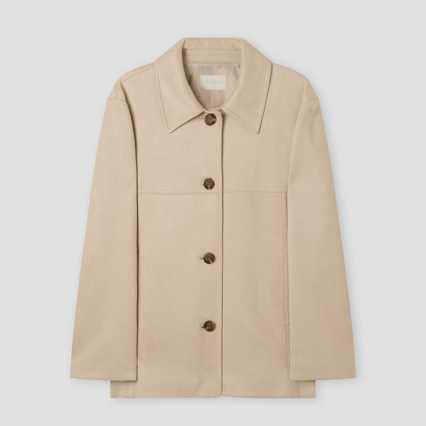 편하게 입기 좋은 스웨이드 자켓, 클라비스 제품 추천해요!