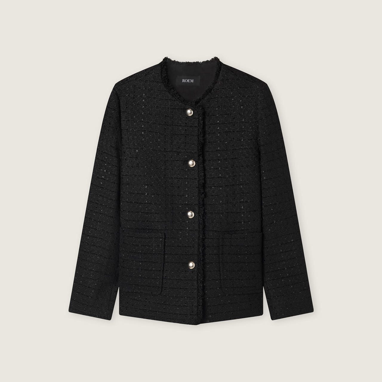 편하게 입기 좋은 로엠 미디 트위드 자켓, 새롭게 입고됐어요!