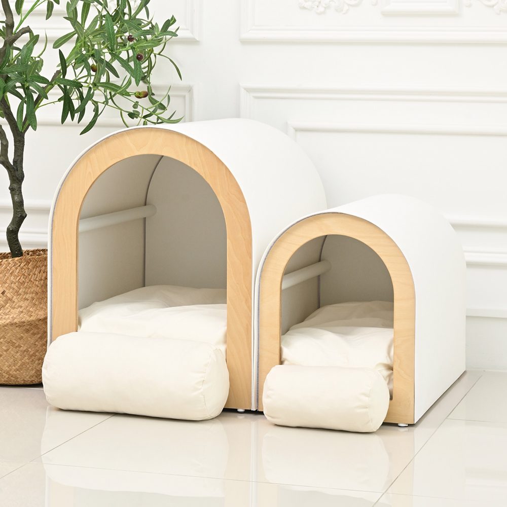 집에서도 편하게 쓰는 강아지와 고양이용 원목 하우스, 어떤 점이 좋을까?