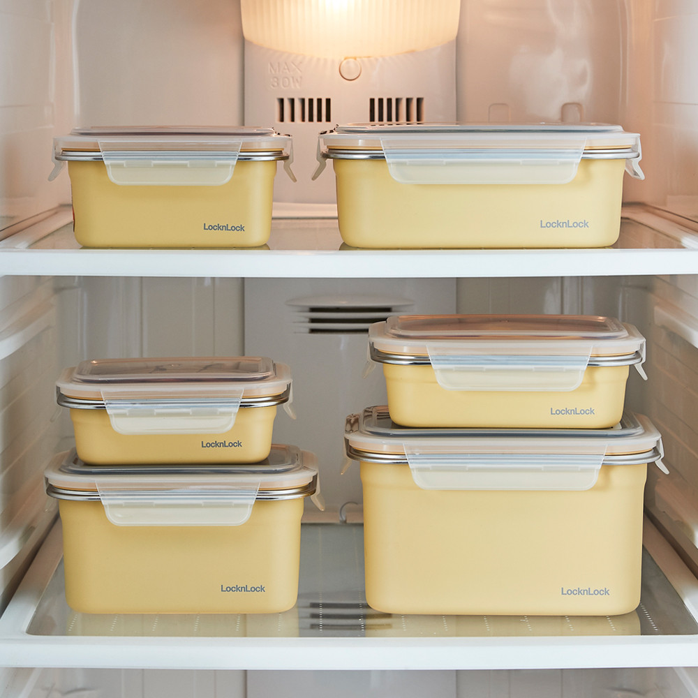 가볍고 실용적인 컬러스텐 용기 세트, 집안 정리와 요리에 딱 좋아요!