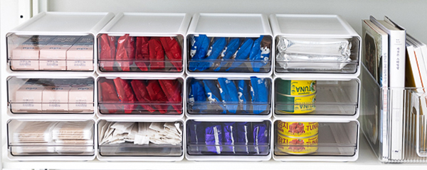 서랍형 펜트리 정리함, 투명한 수납으로 깔끔하게 정리하는 방법