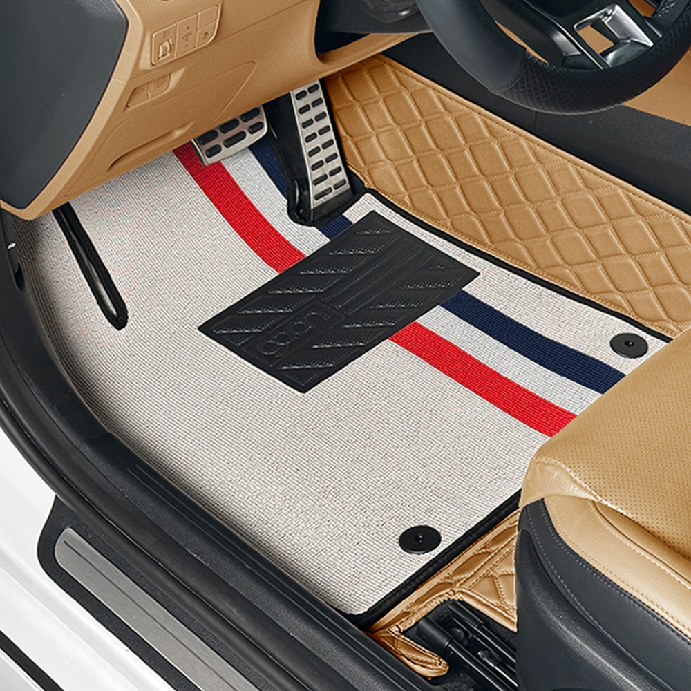 차량 바닥을 깔끔하게! 가온 카매트 7D 오니핏 입체 가죽 코일 앞좌석 매트