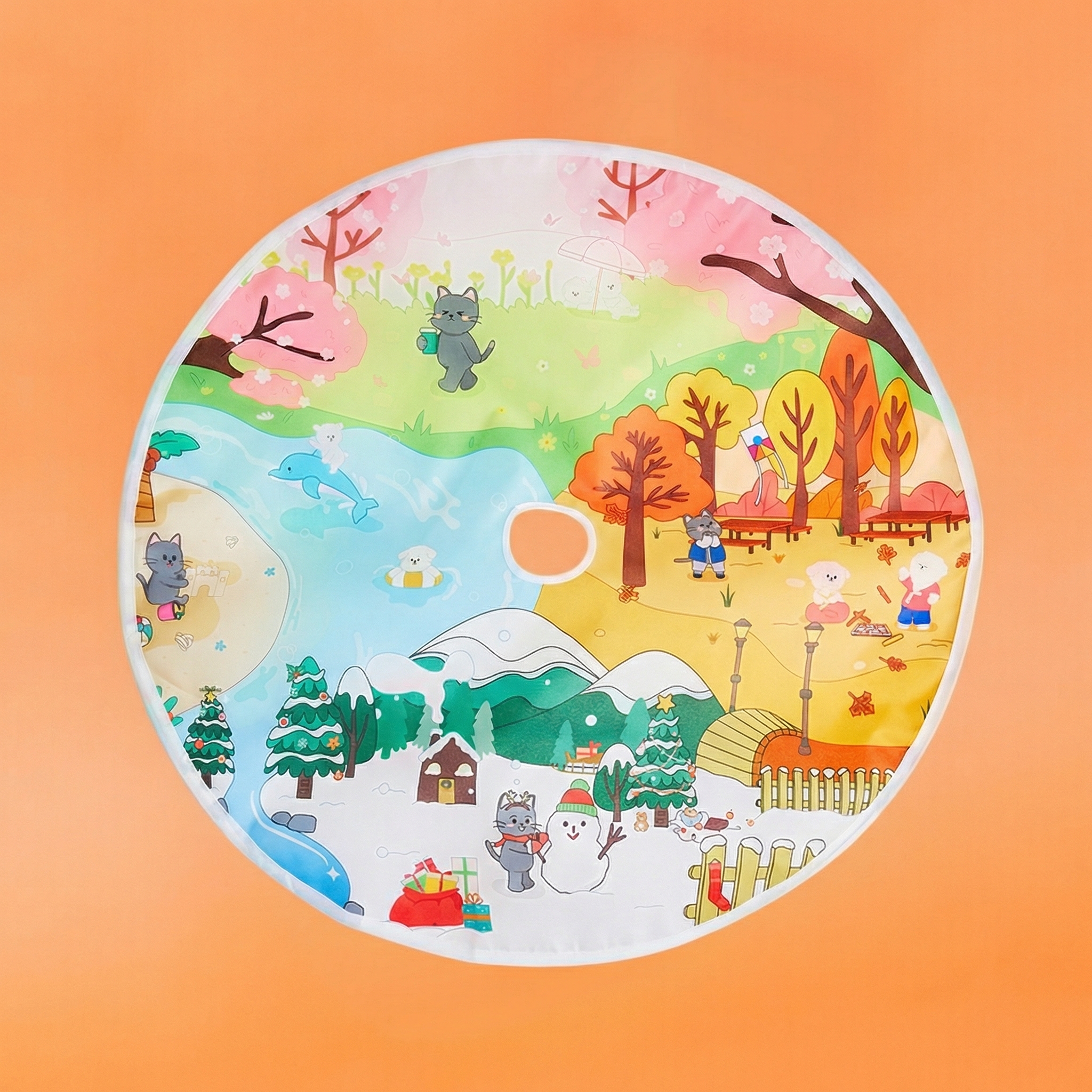 우리 고양이도 좋아하는 움직이는 자동 꼬리잡기 장난감, 한번 살펴보세요!