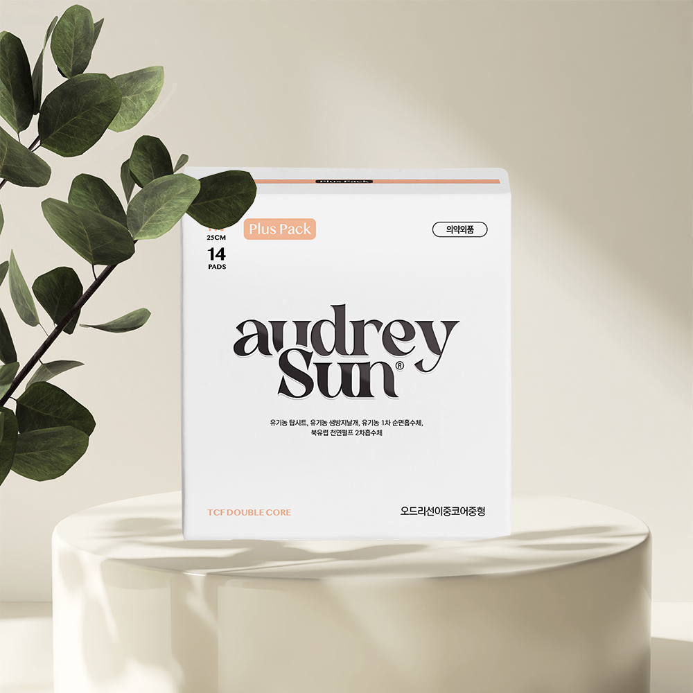 일상에서 편하게 쓸 수 있는 유기농 생리대 추천, 오드리선 더블코어 제품 소개