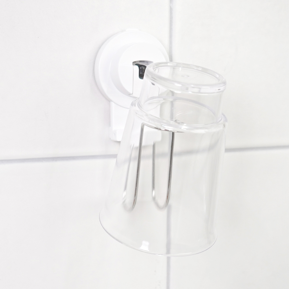 쉽고 깔끔하게 욕실 정리하는 방법, 스파이더락 무타공 칫솔걸이 추천!