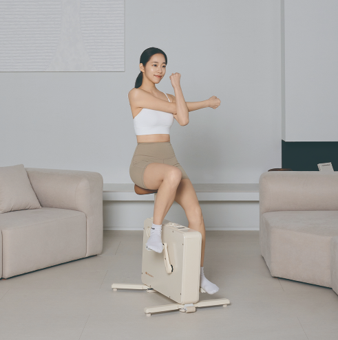 무브핏 핏큐브 바이크 오윤아 접이식 실내 자전거 사이클 미니 유산소 운동 기구