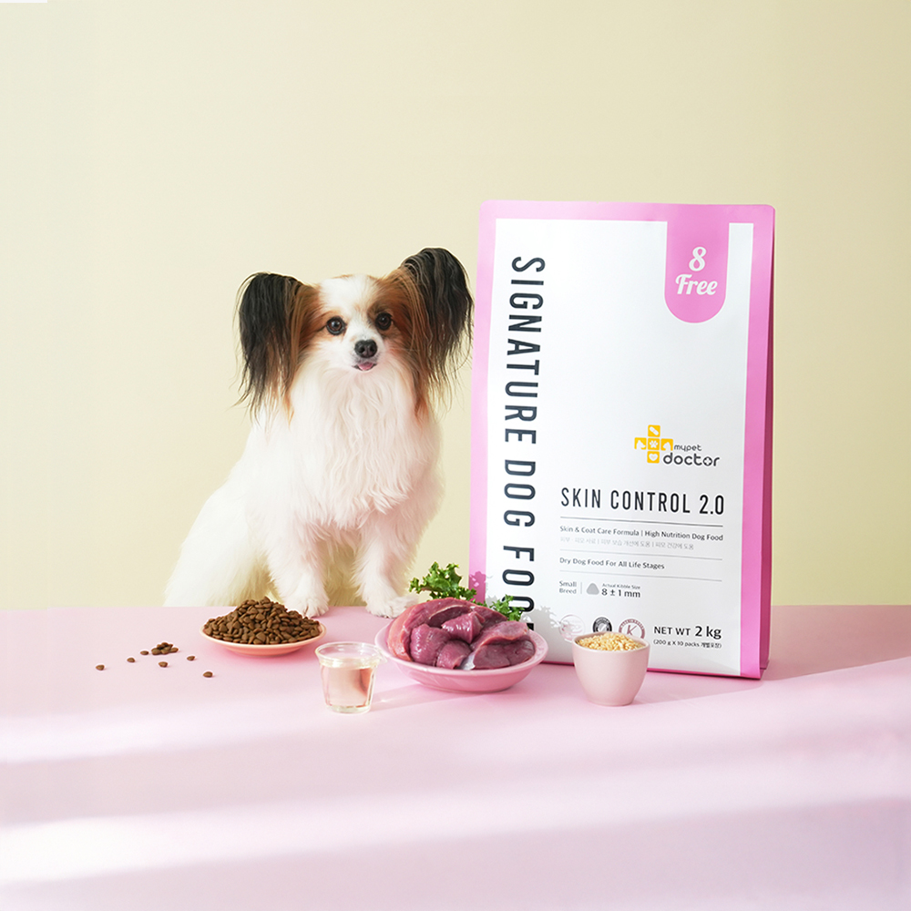 강아지 피부와 털 건강을 위한 시그니처 2.0 저알러지 사료 추천