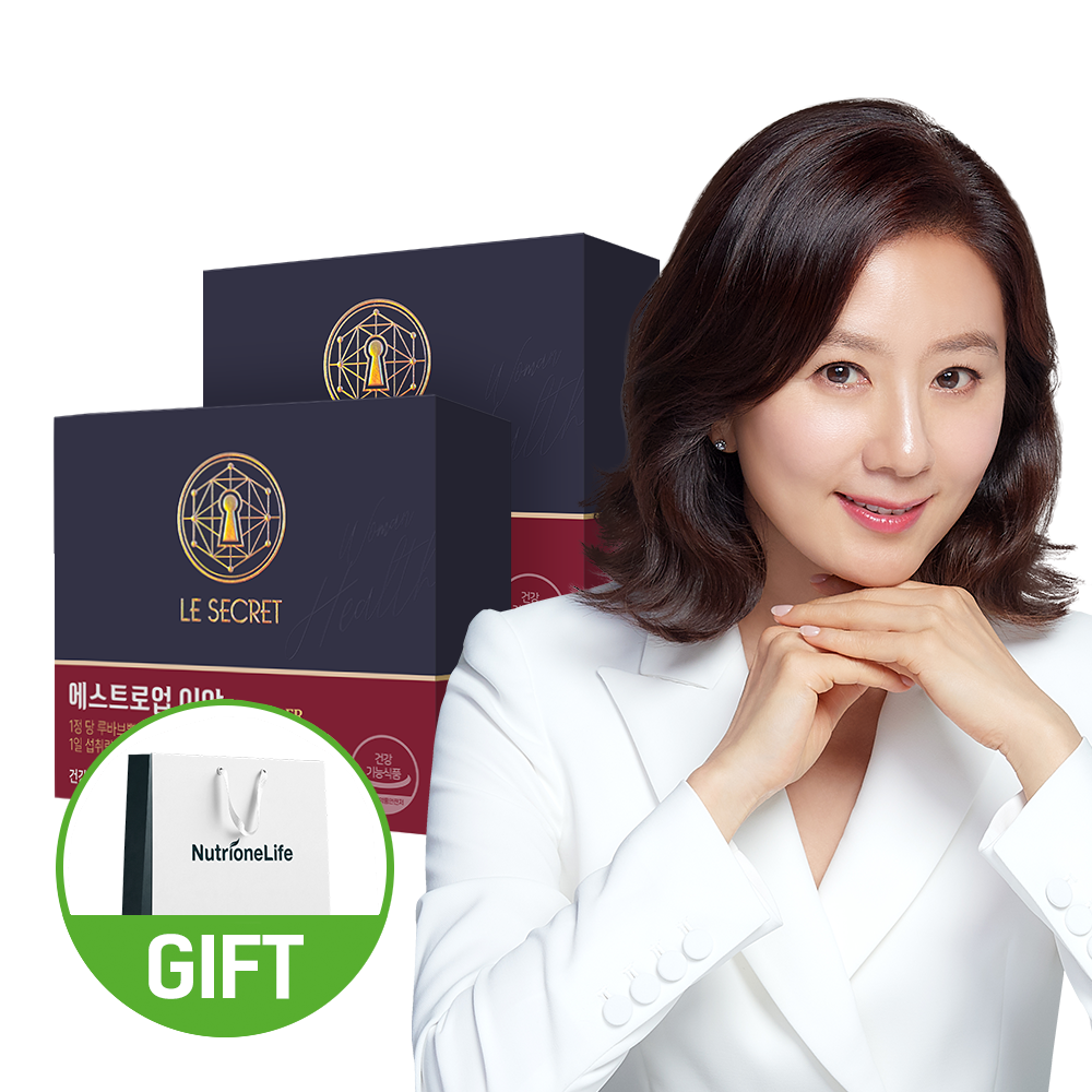 르시크릿 김희애 에스트로업 2박스 2개월분 여성 갱년기 면역