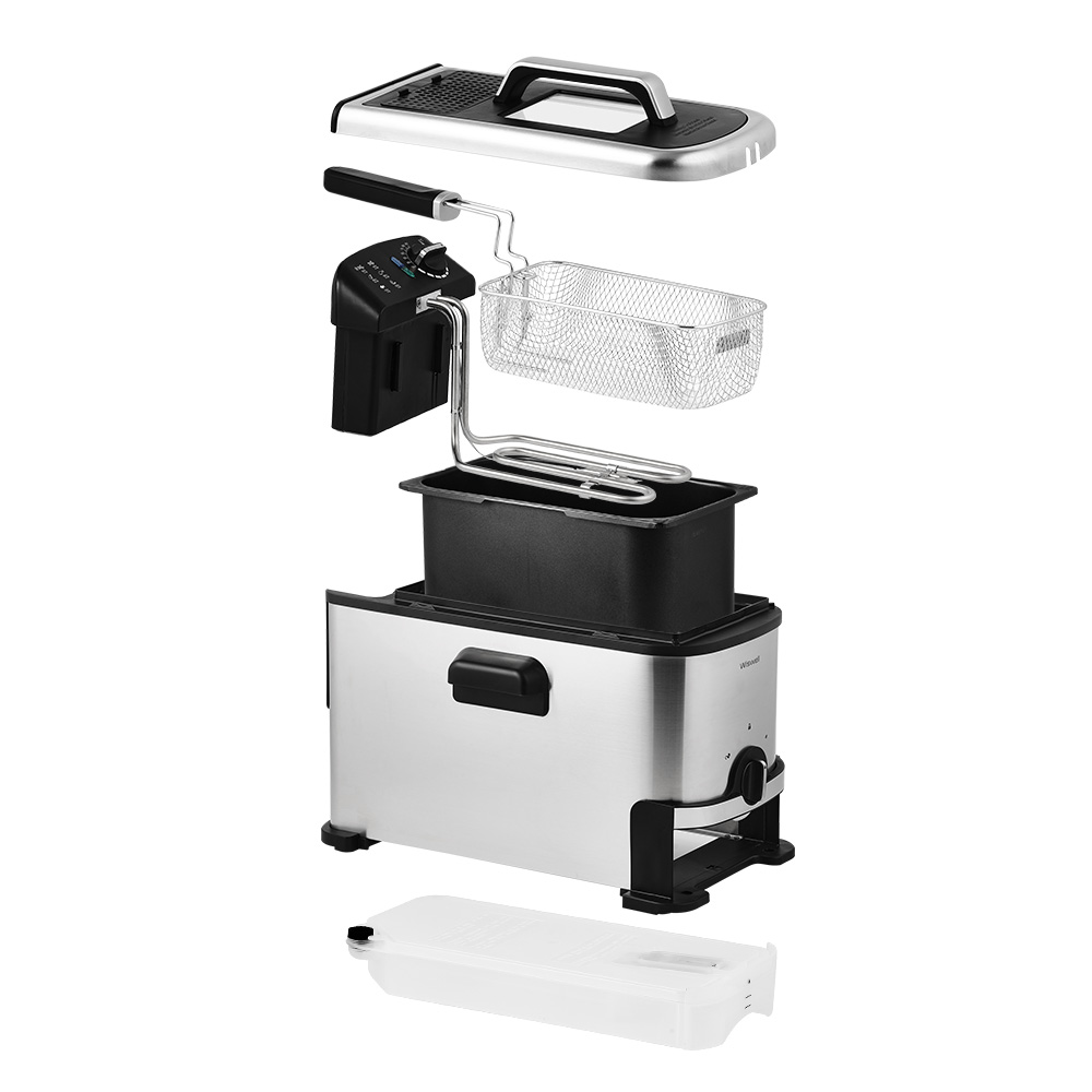 가정에서 간편하게 사용하는 튀김기, 위즈웰 세이브 3리터 기름 분리기