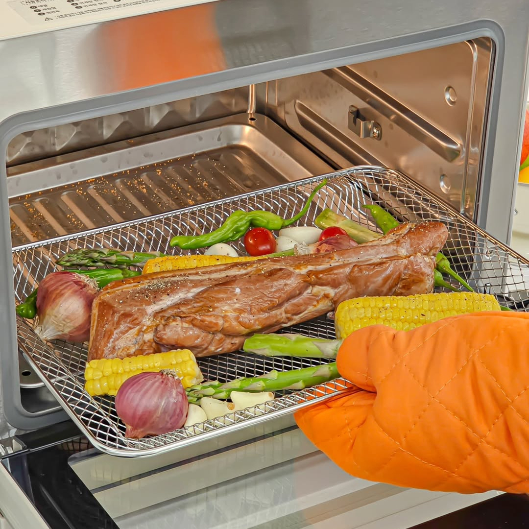 집에서 간편하게 즐기는 건강한 요리, 풀무원 스팀쿡 오븐 에어프라이어 추천!