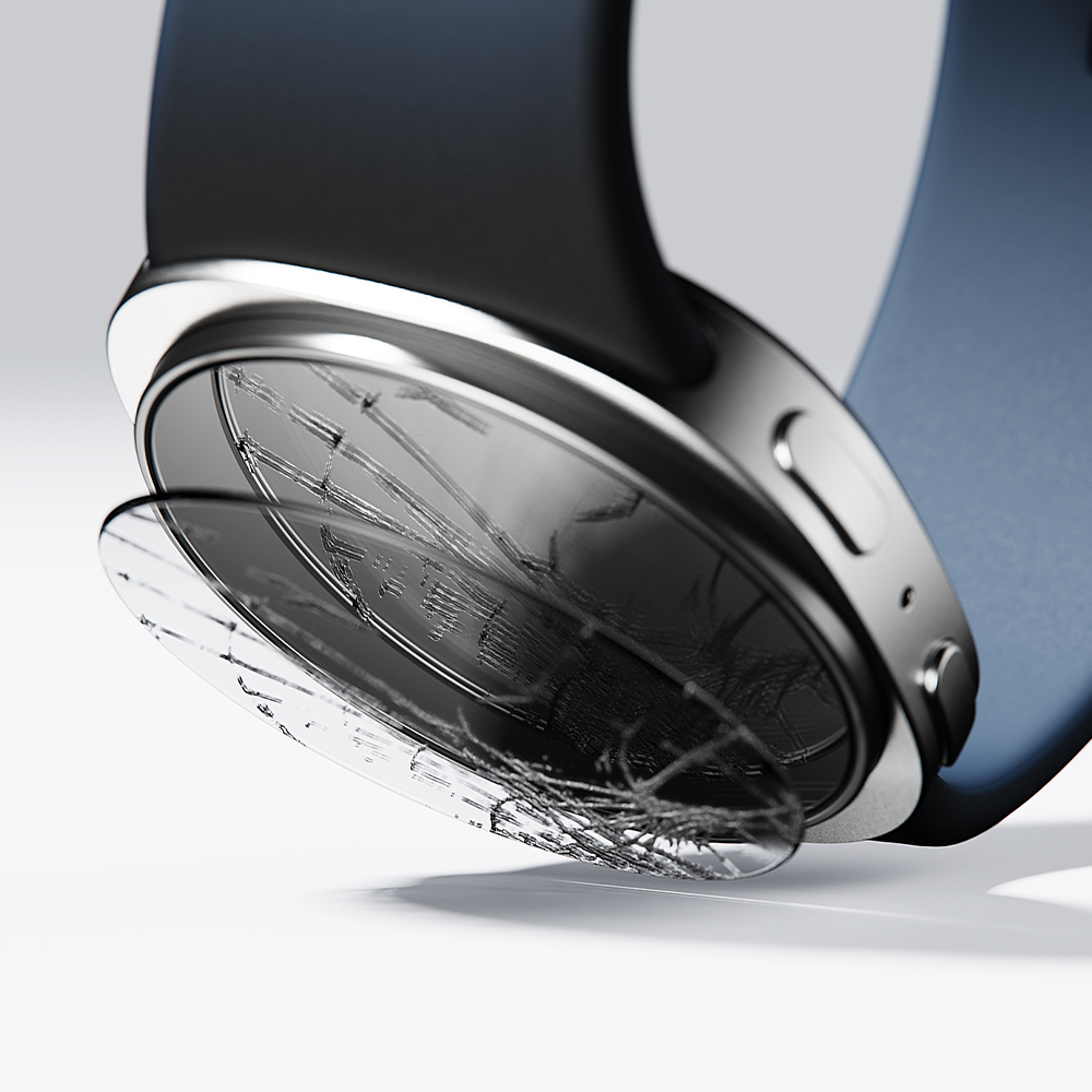 갤럭시워치8에 딱 맞는 강화유리 필름, 두 장으로 더 안전하게!