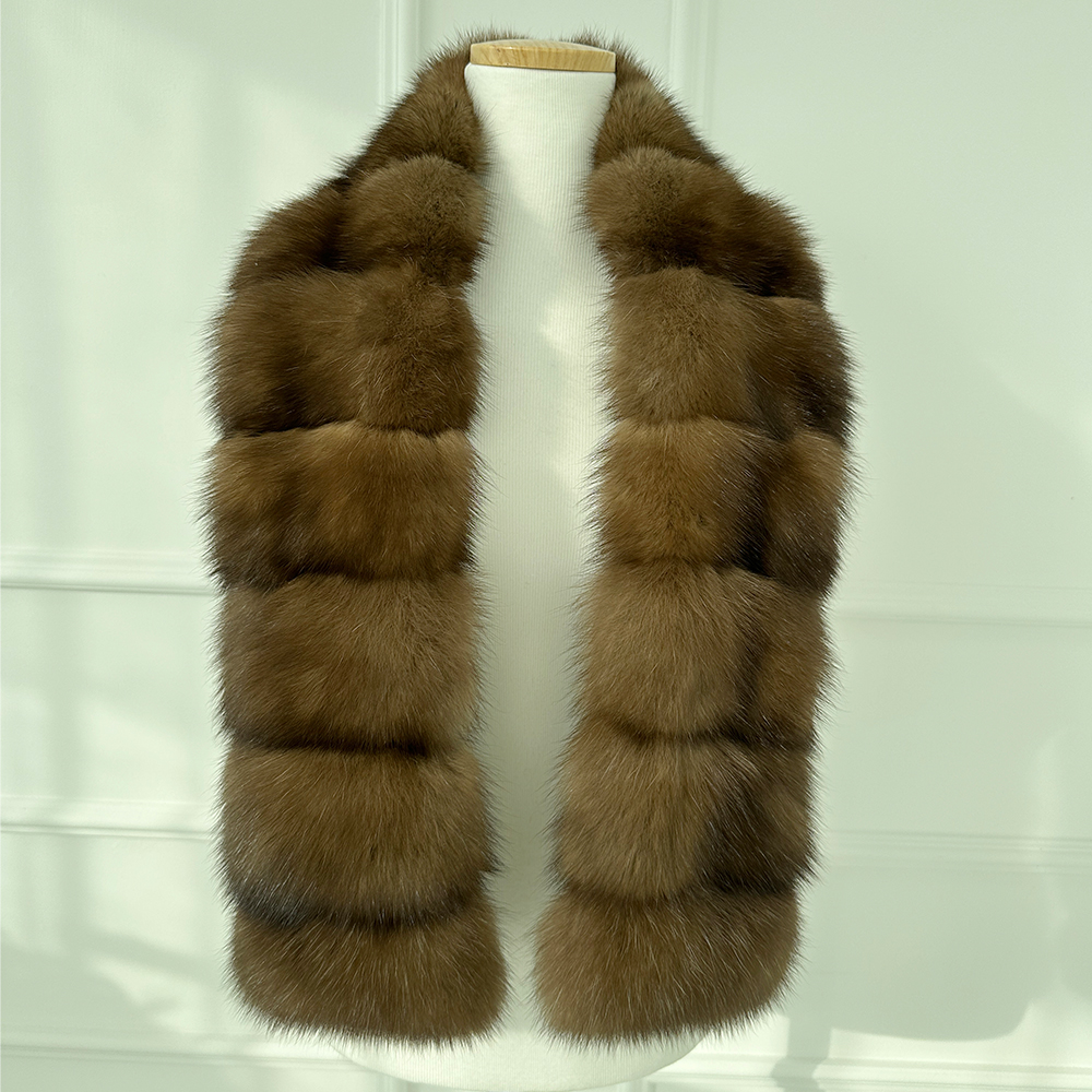 포근하고 세련된 목도리, 세이블머플러와 밍크 퍼 모피 추천!