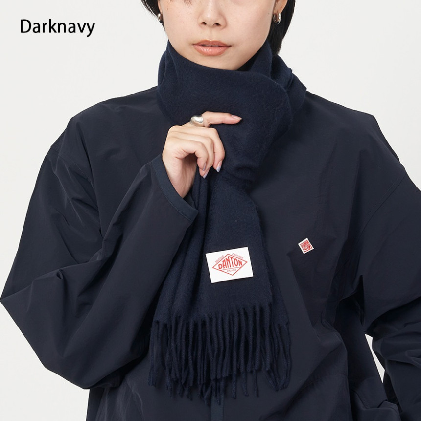 편하게 착용하는 단톤 로고 목도리, 일본 직구로 7가지 색상 선택하기