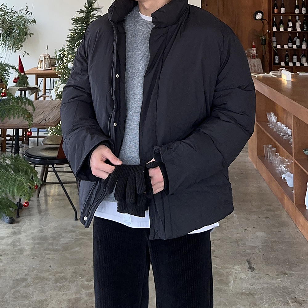 포근하고 스타일리시한 남자 겨울 점퍼, 오버핏 숏패딩 추천!