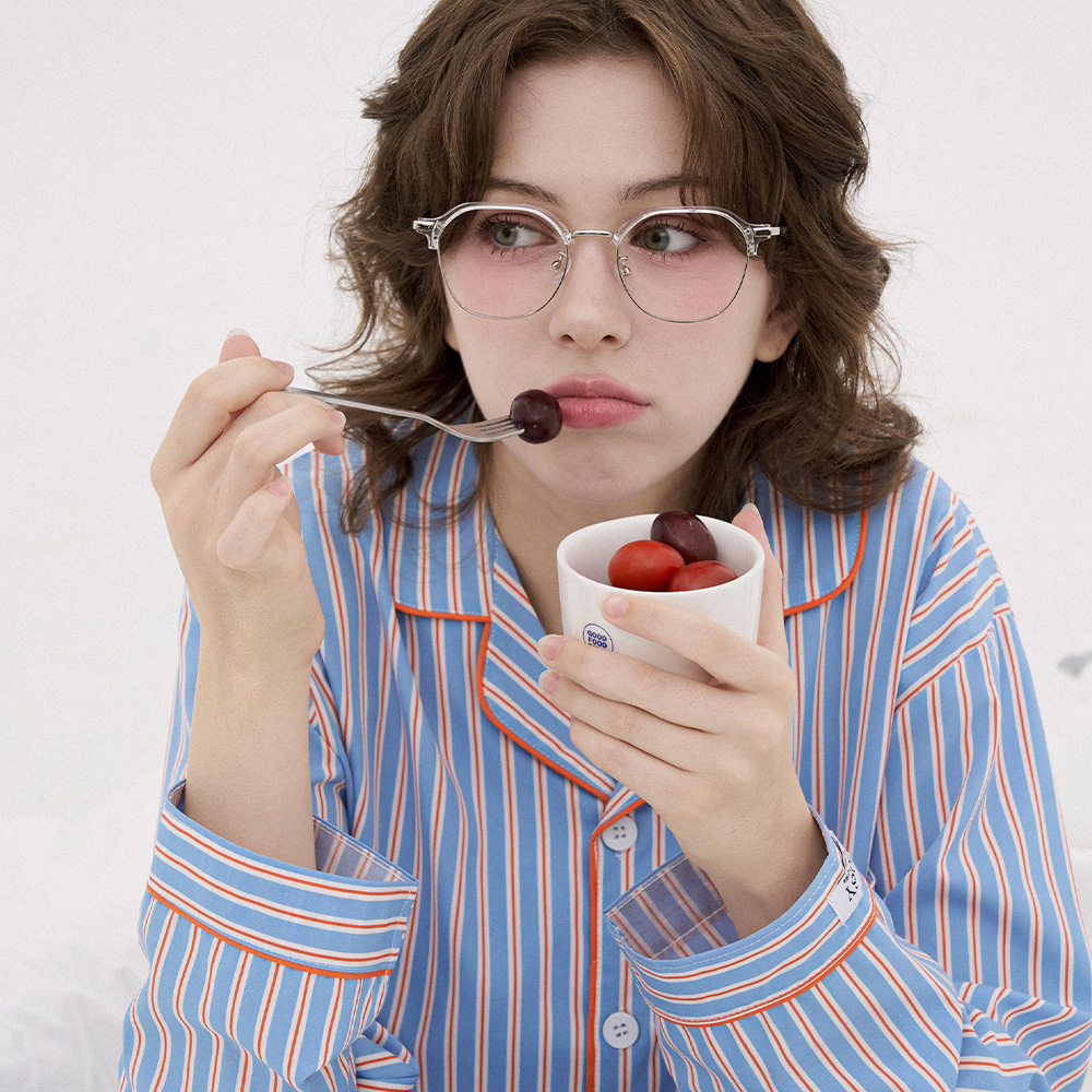 편안한 밤을 위한 실크 느낌 잠옷 세트, 집에서도 스타일리시하게!