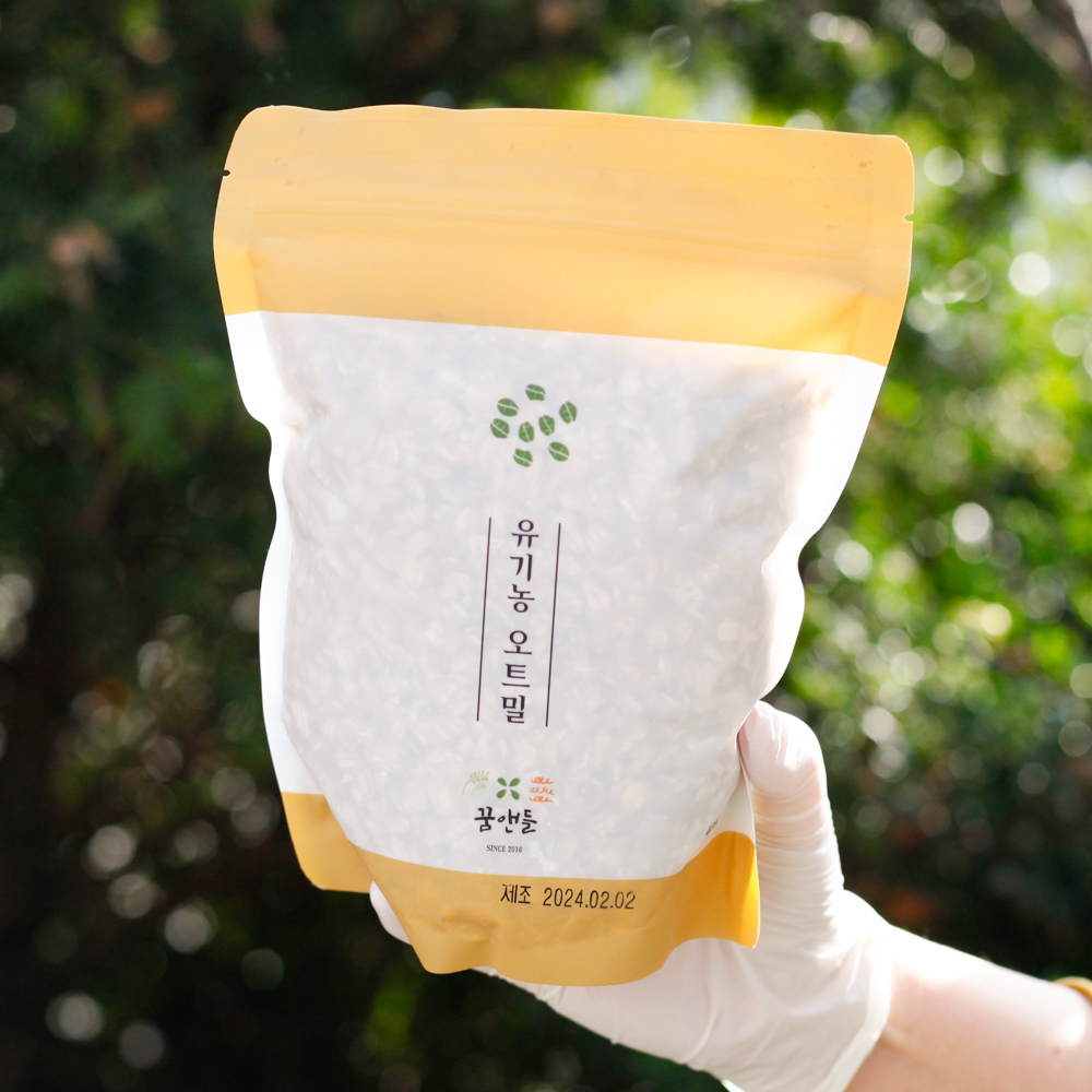 집에서 간편하게 즐기는 유기농 통 귀리, 건강한 아침을 시작하세요!