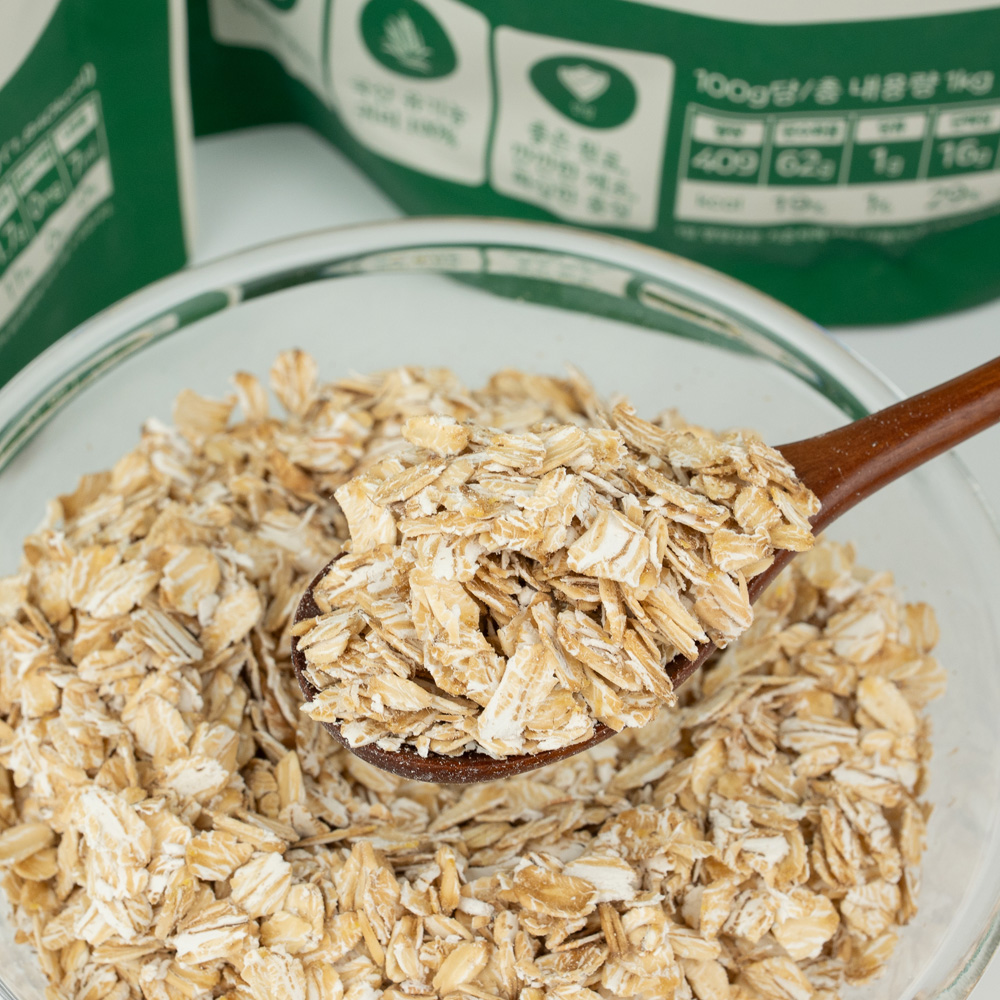 집에서 간편하게 즐기는 건강한 귀리 간식, 유기농 포리지 오트밀 추천!