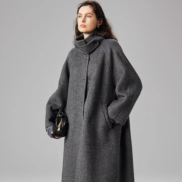 포근하고 멋스러운 겨울철 알파카 롱코트 추천, 편하게 입기 좋아요!