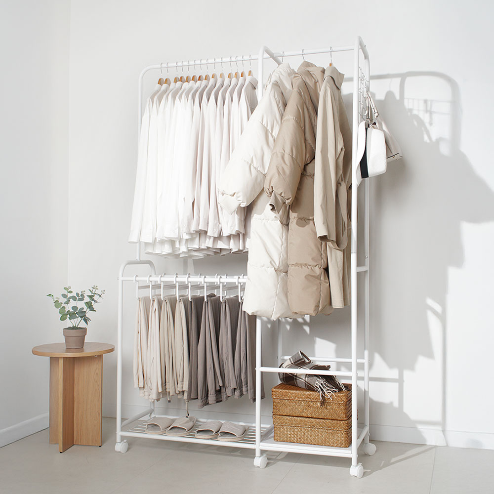 이동이 편한 옷걸이 스탠드, 확장형 드레스룸 추천!