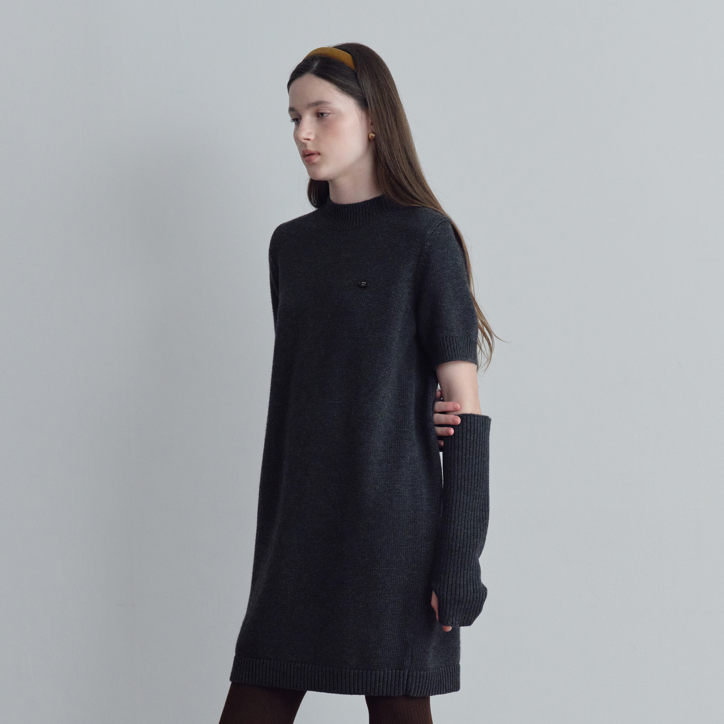 편하게 입고 따뜻하게 즐기기! 쥬시쥬디 핸드워머와 니트 원피스 세트 추천