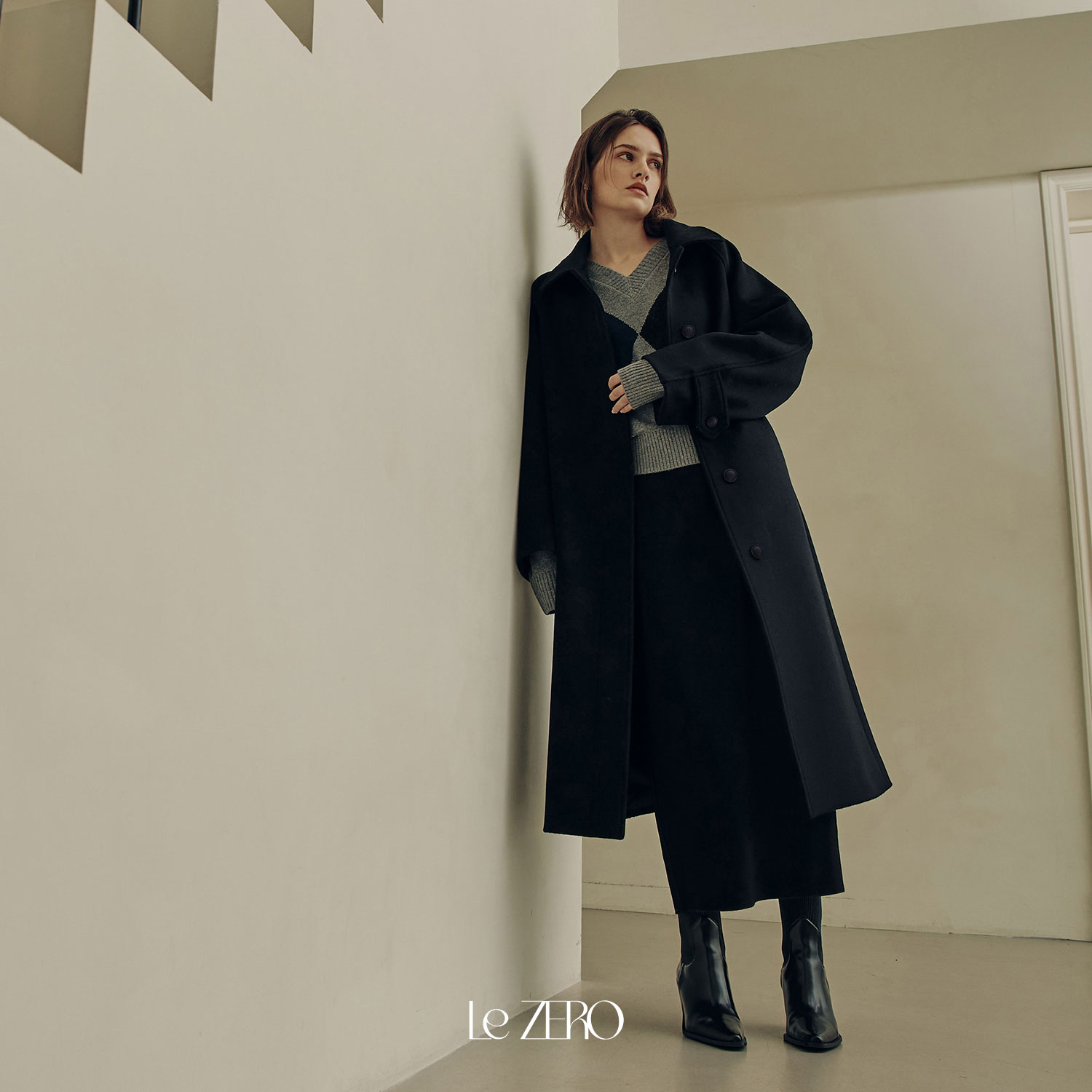 포근하고 세련된 캐시미어 울 롱 코트, 지금 바로 만나보세요!