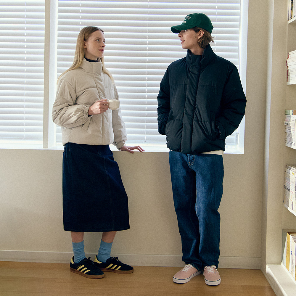 포근하고 가벼운 숏 패딩, 일상 속 따뜻함을 더하세요