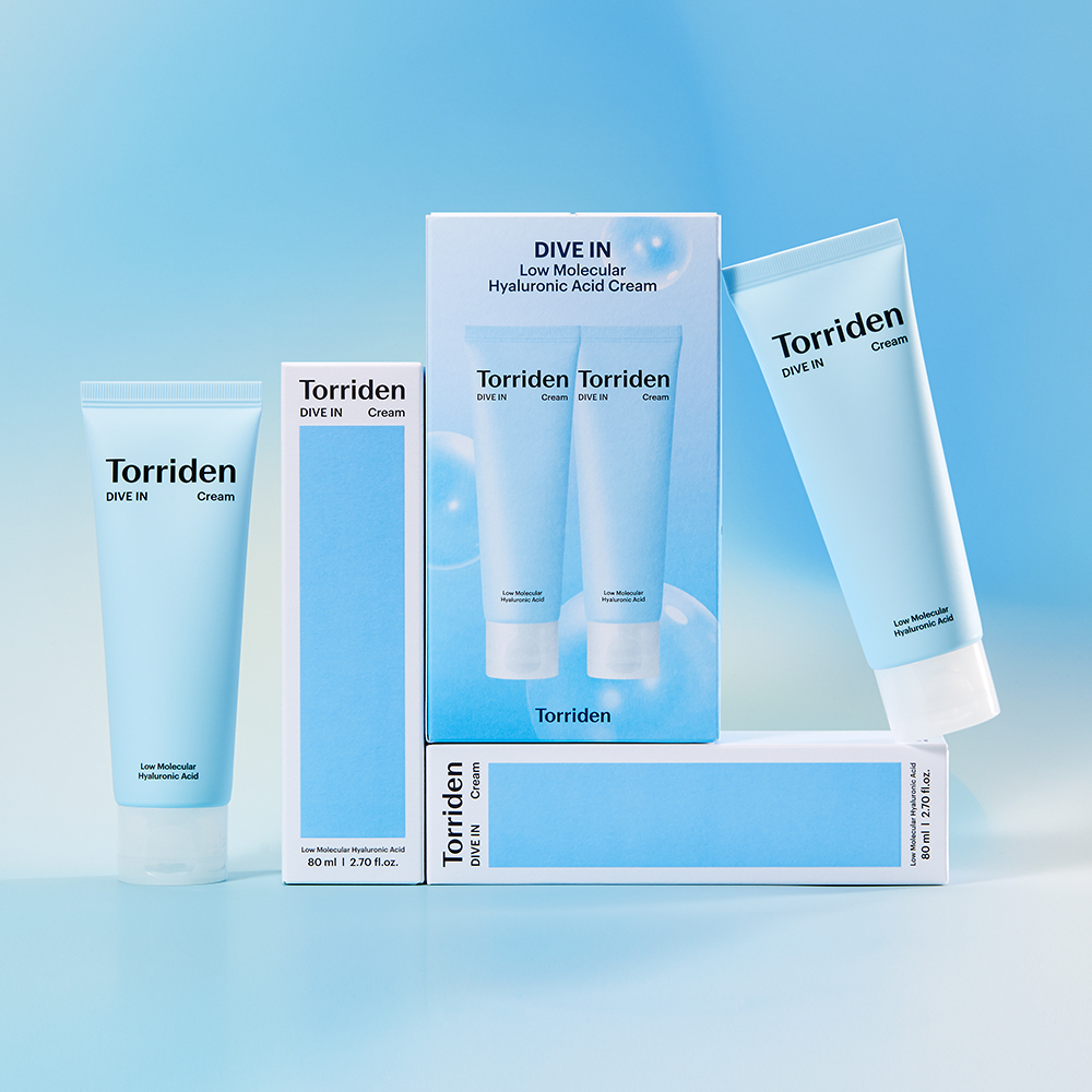 저분자 히알루론산 크림으로 피부 수분 충전! 토리든 더블 세트 추천
