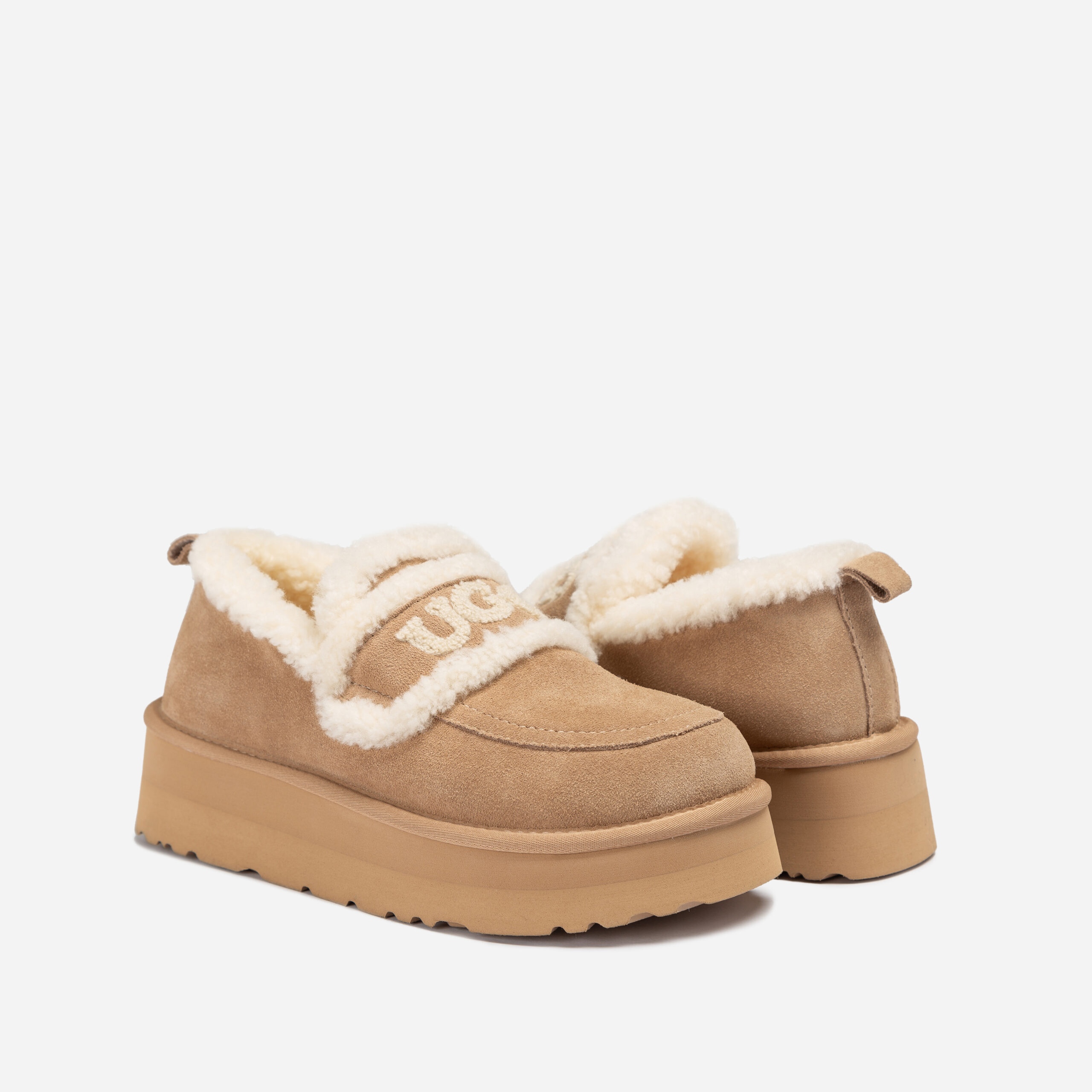 편안하고 멋스럽게! 오즈웨어 바이올렛 시어링 플랫폼 슬리퍼 추천