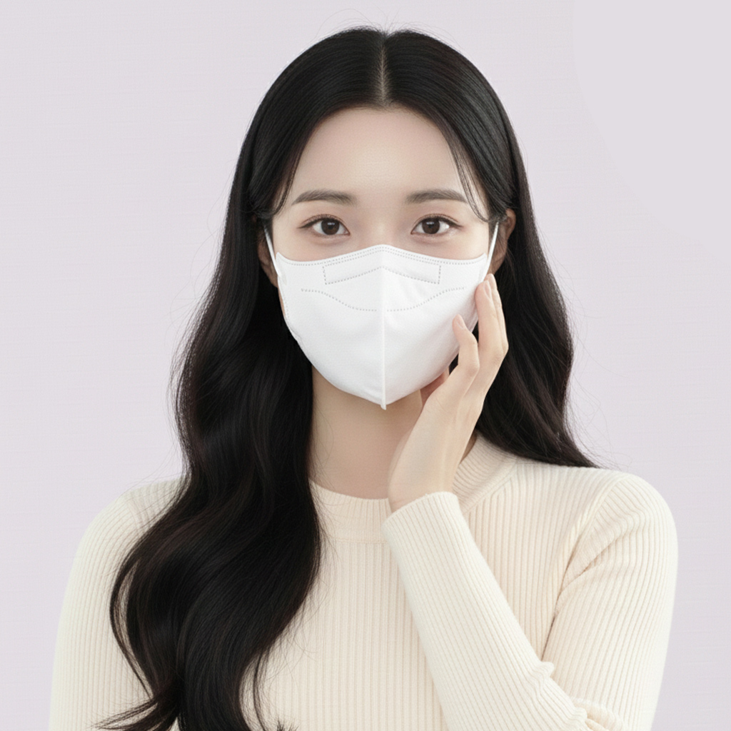 일상에서 편하게 쓰는 새부리형 KF94 마스크 추천! 대형 100매 컬러 황사마스크