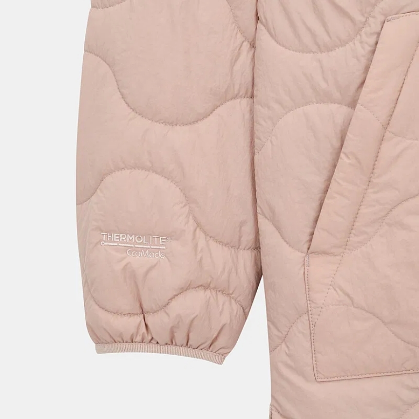 가볍고 따뜻하게, 여성용 롱 누빔 패딩으로 겨울철 산행도 걱정 없어요!