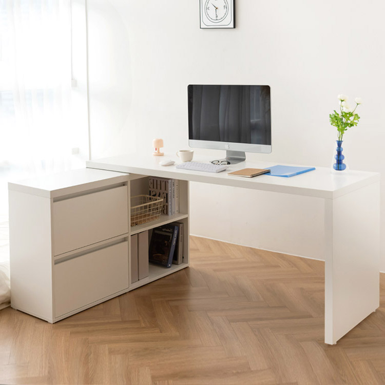 편하게 사용할 수 있는 1인용 ㄱ자 책상 세트, 지금 바로 만나보세요!