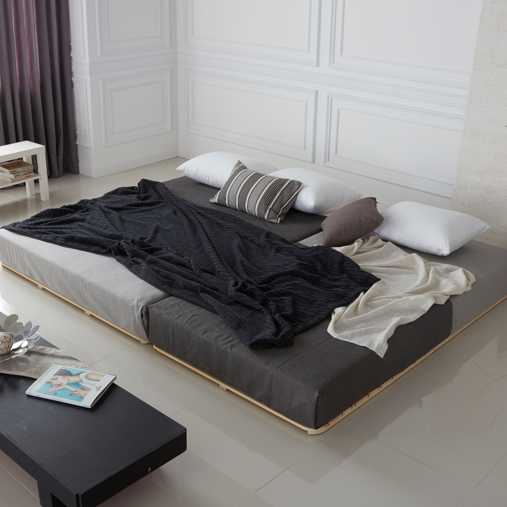 집에서 편하게 쓸 수 있는 원목 침대 프레임과 매트리스 받침대 추천