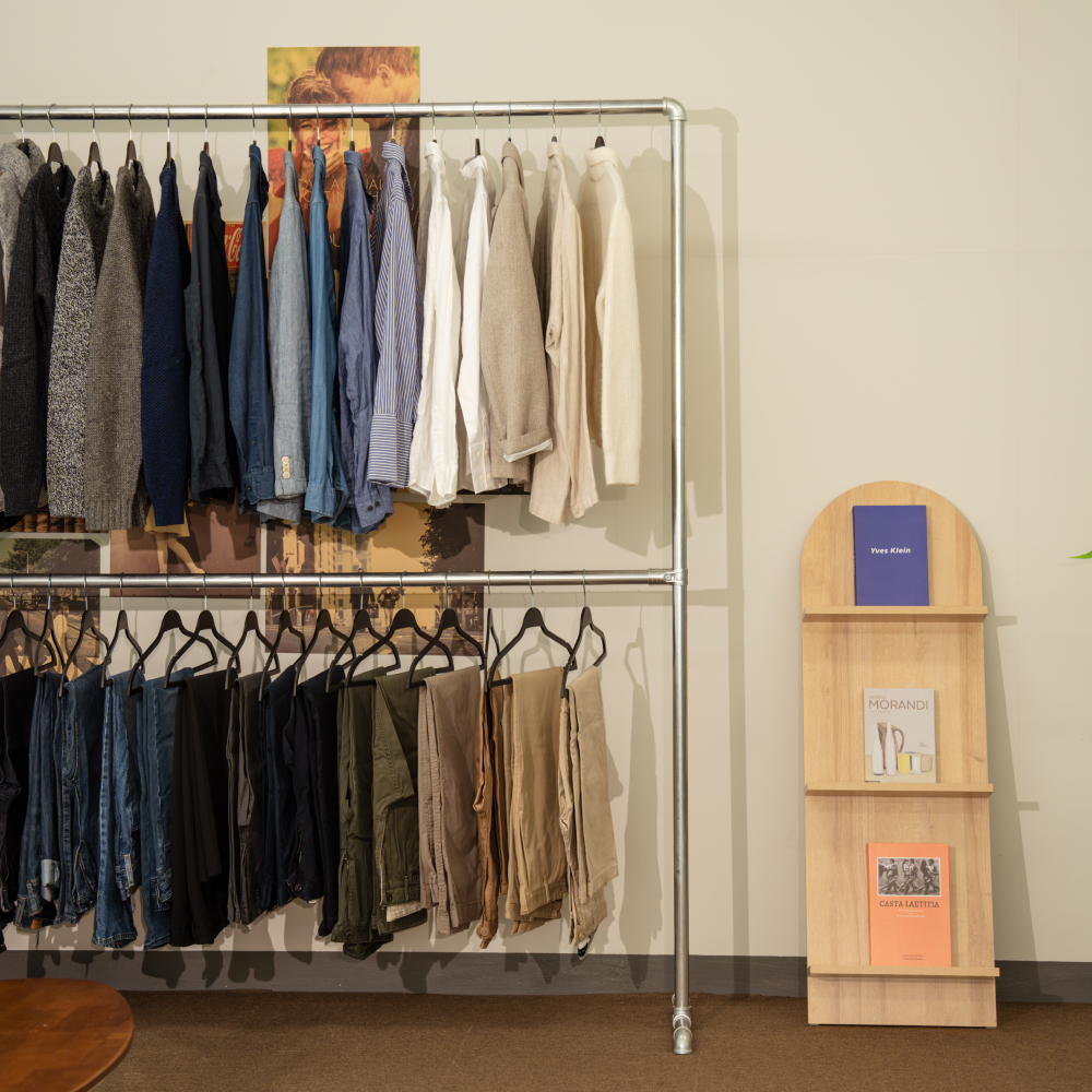 튼튼하고 이동이 편한 철제 2단 옷걸이, 집안 정리의 필수템!