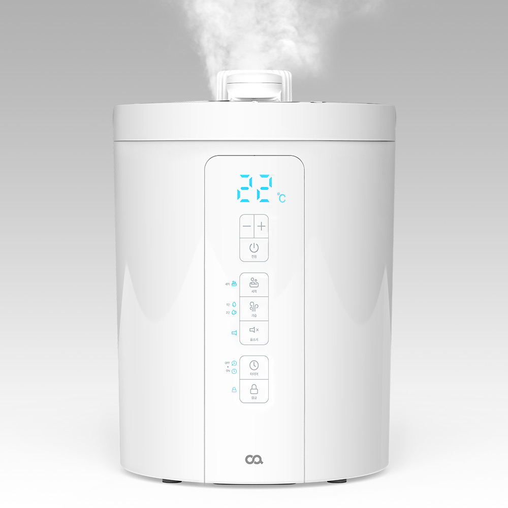 집에서도 간편하게 사용하는 대용량 온열 가습기, 정말 좋아요!