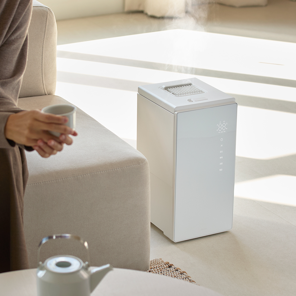 집에서도 간편하게 사용하는 대용량 가습기, 정말 좋아요!