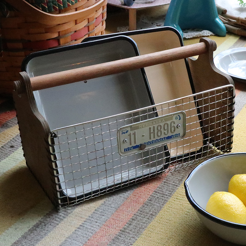 가정에서 간편하게 사용하는 에지리 레모 법랑 사각트레이, 인덕션 오븐과 에어프라이어의 만남