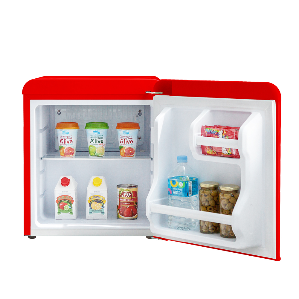 작고 귀여운 레트로 냉장고로 공간을 더 깔끔하게 꾸며보세요!