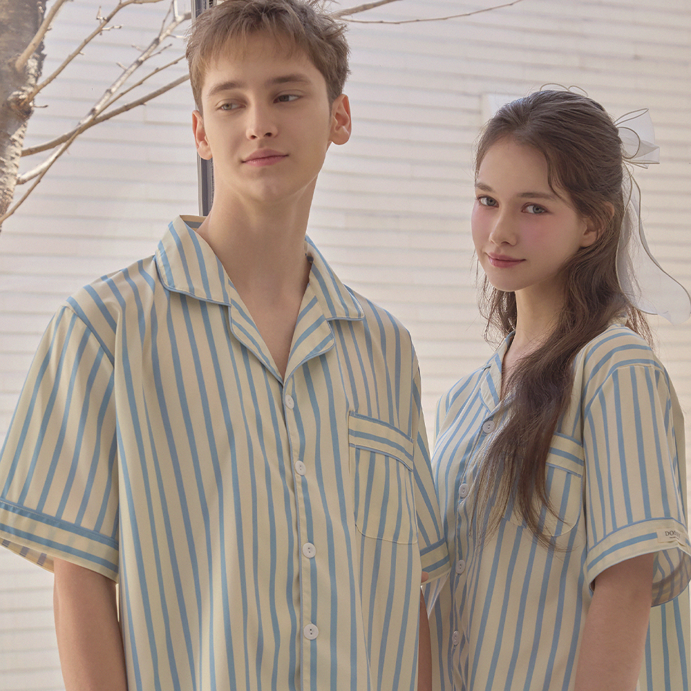 편안한 여름밤을 위한 실크핏 반팔 파자마 세트 추천!