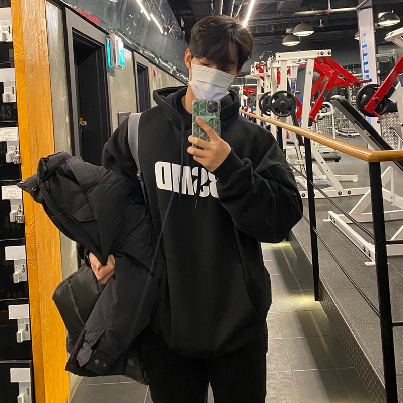 편하게 입기 좋은 기모 후드 티셔츠, 헬스와 일상 모두 OK!