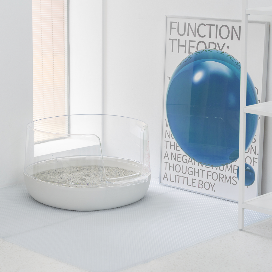 고양이 화장실 청소를 더 쉽고 깔끔하게! 대형 모래 매트 추천