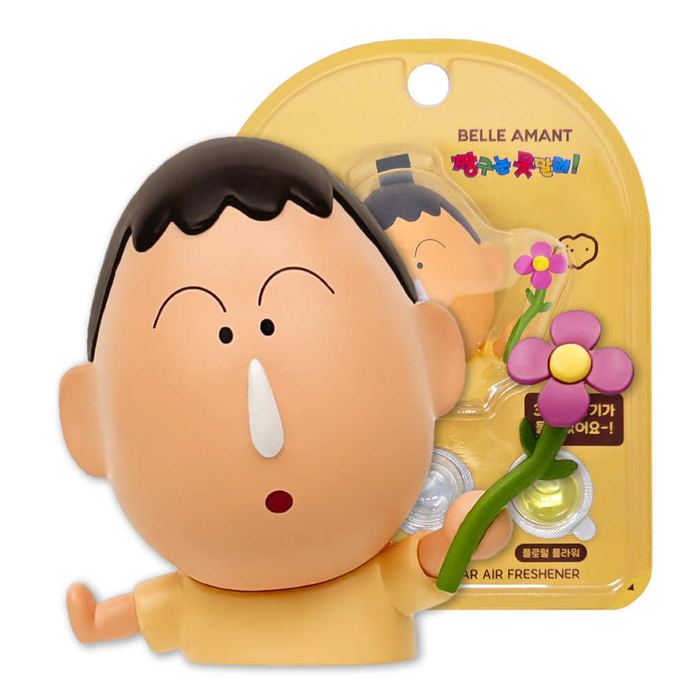 귀엽고 실용적인 짱구 차량용 디퓨저로 자동차 인테리어 업그레이드하세요!