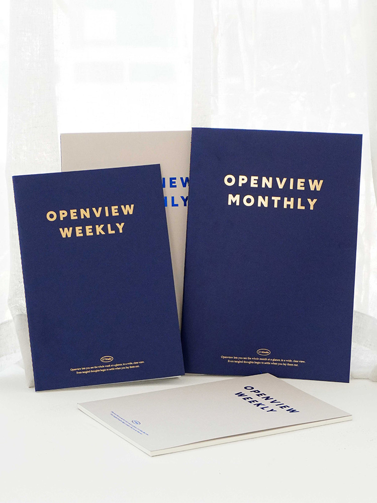 일상 속에서 유용하게 쓰는 대형 월간 플래너, 리훈 오픈뷰 먼슬리다이어리