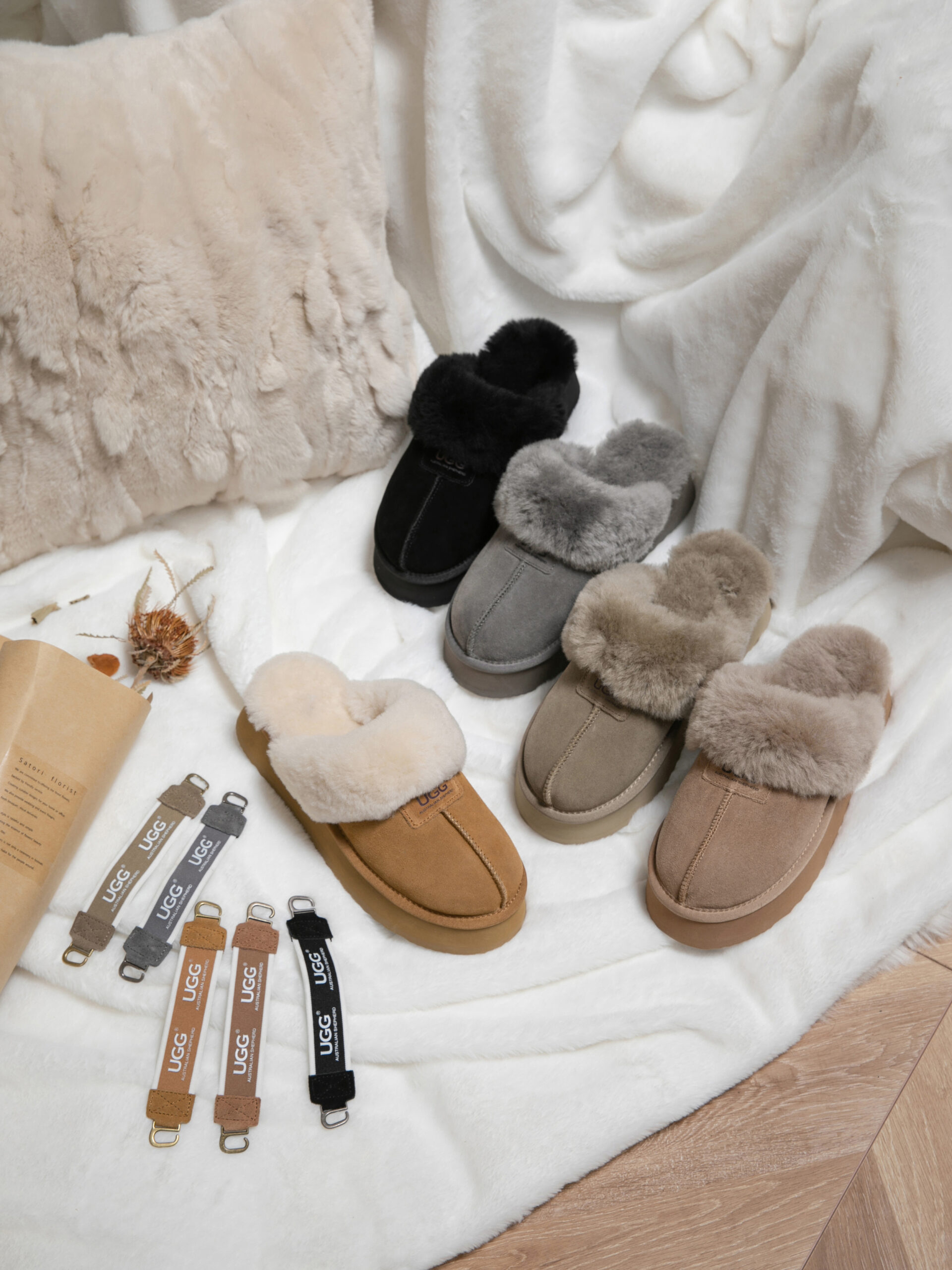 편안함과 스타일을 동시에! 호주산 양털 슬리퍼 추천
