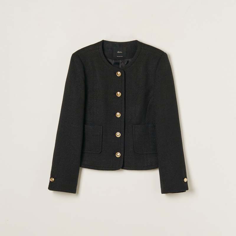 편하게 입기 좋은 로엠 라운드 트위드 자켓, 지금 바로 만나보세요!