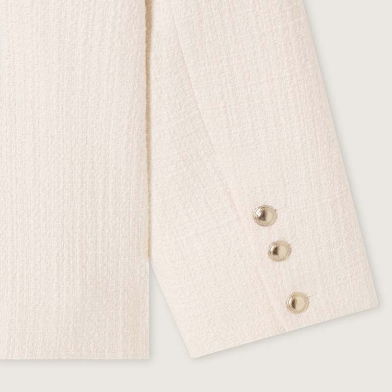 편하게 입기 좋은 미디 트위드 자켓, 로엠 제품으로 스타일 완성!