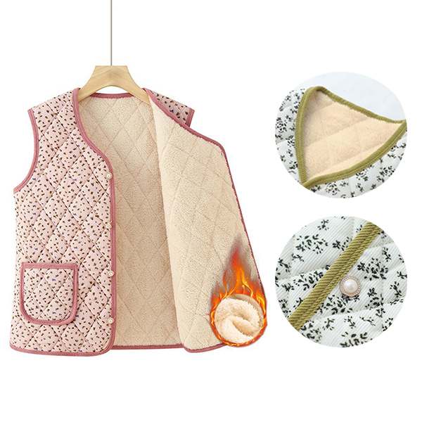 따뜻하고 가벼운 겨울 조끼, 엄마와 할머니도 좋아하는 편안한 선택!