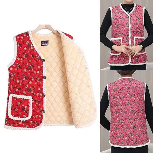 따뜻하고 귀여운 겨울 조끼, 가족 모두 입기 좋아요!